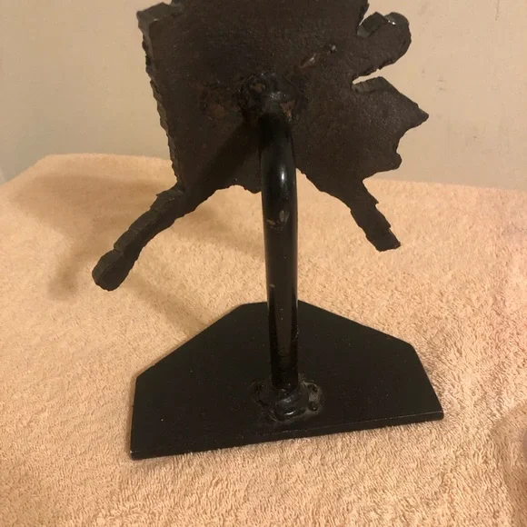 Alaska 8”x7” Metal Sculpture Plus NIP Alaska Coaster Set